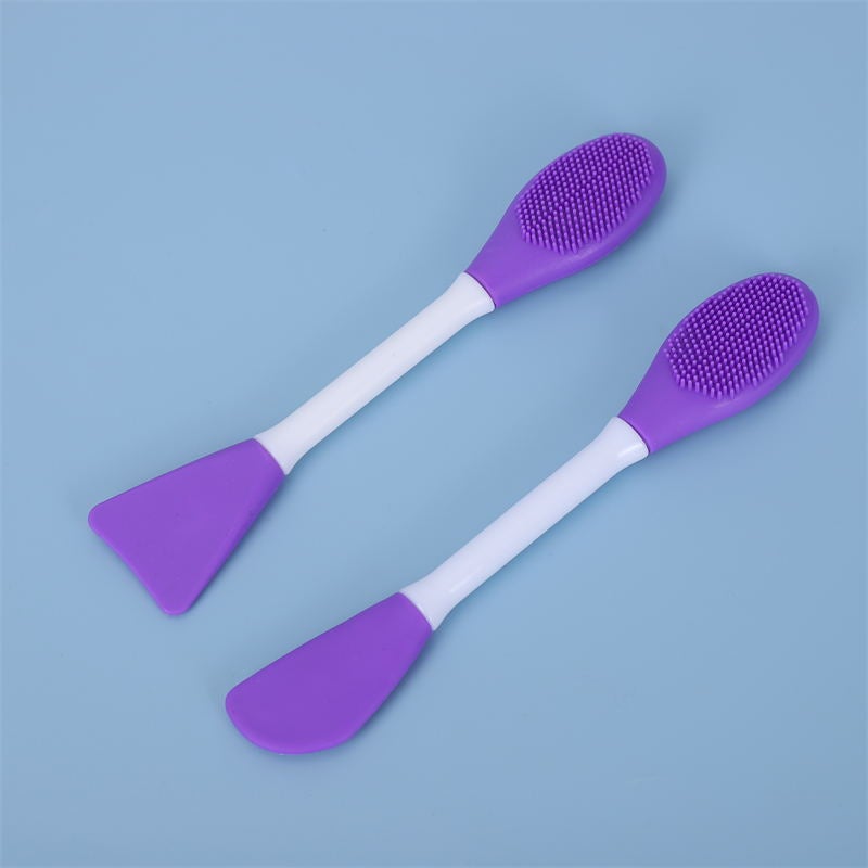 فرشاة وجه سيليكون مزدوجة للقناع والتنظيف - Image 3