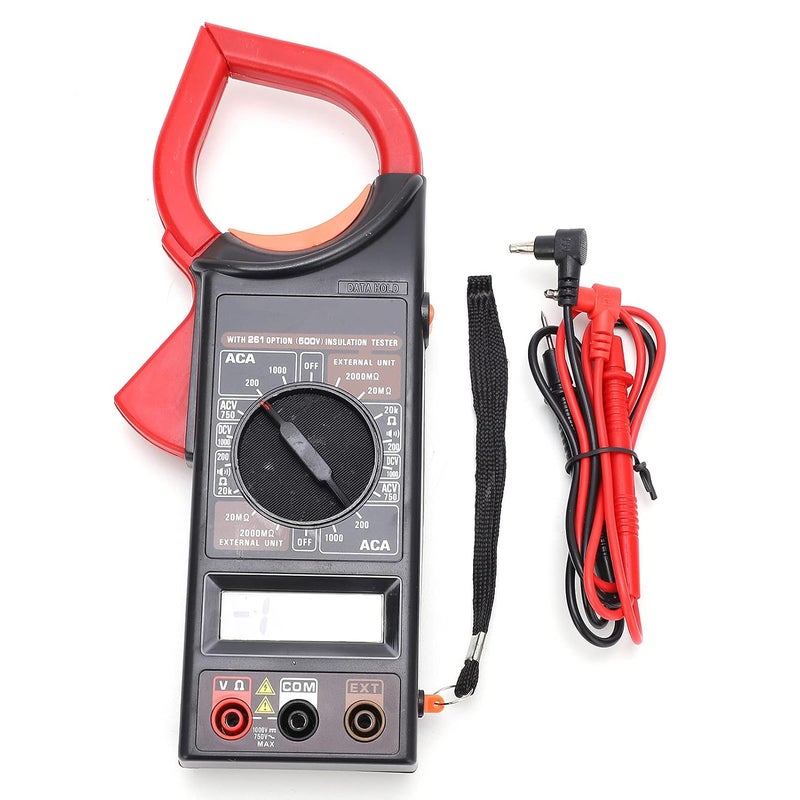 Digital Clamp Multimeter, Clampe, ures Vol t with LCD Di, 200A 1000A AC t Range for it e Equipment Mainnce - Image 1