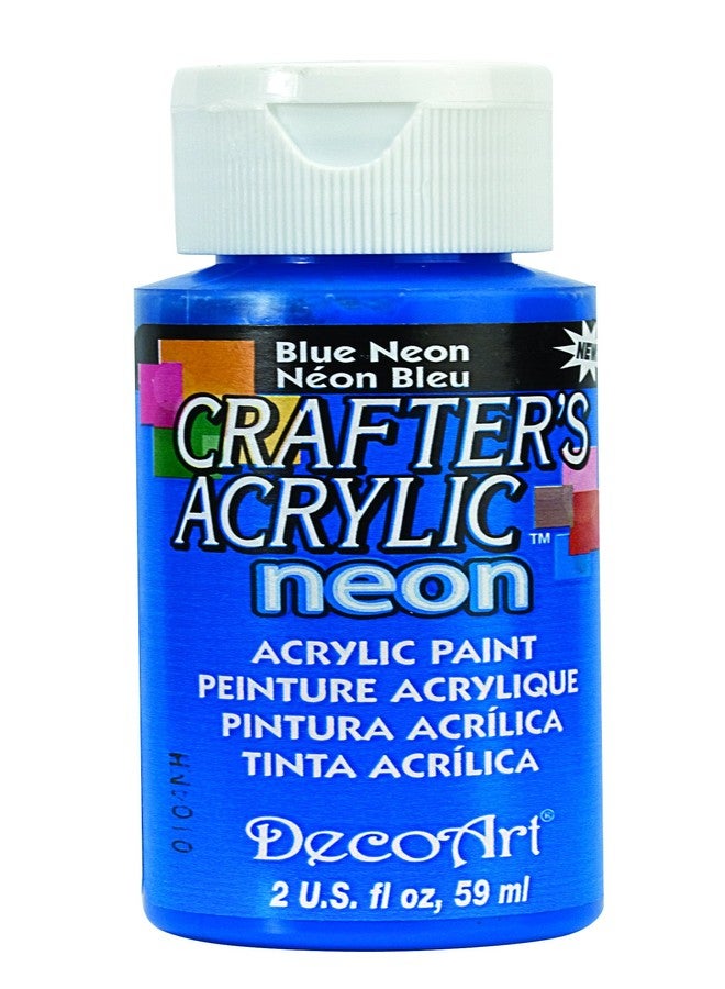 DecoArt CRAFTR ACYL 2OZ NEON BLUE