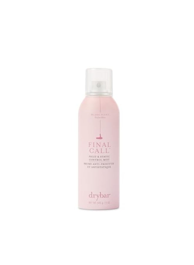 Drybar Final Call Frizz Static Control Mist Blanc Scent Full Size Tames Flyaways to Maintain Smooth and Shiny Blowouts - Image 1