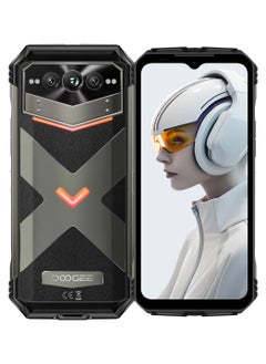 DOOGEE V Max Plus 512GB Large Memory 22000mAh Large battery Android 14 Rugged Phone – Grey