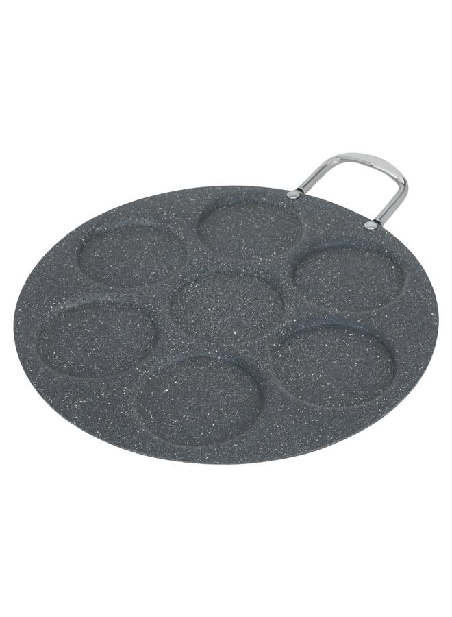 السيف  مقلاة بان كيك جرانيت هاسشفير 35 سم، رمادي - Image 1