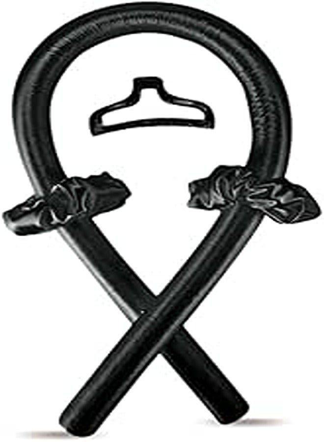 Women Heatless Curling Headband(Black)