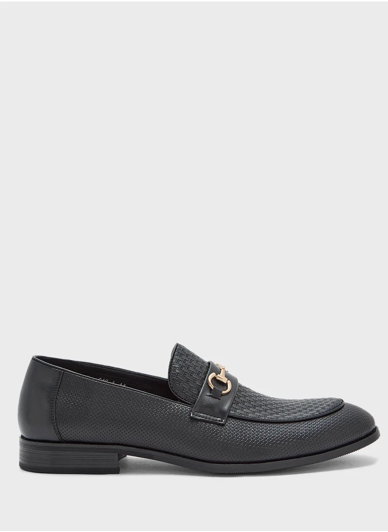 روبرت وود Weave Detail Formal Loafers