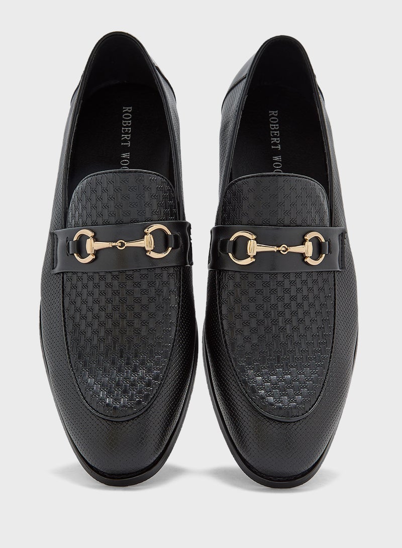 روبرت وود لوفر بتفاصيل منسوجة رسمية - Image 4