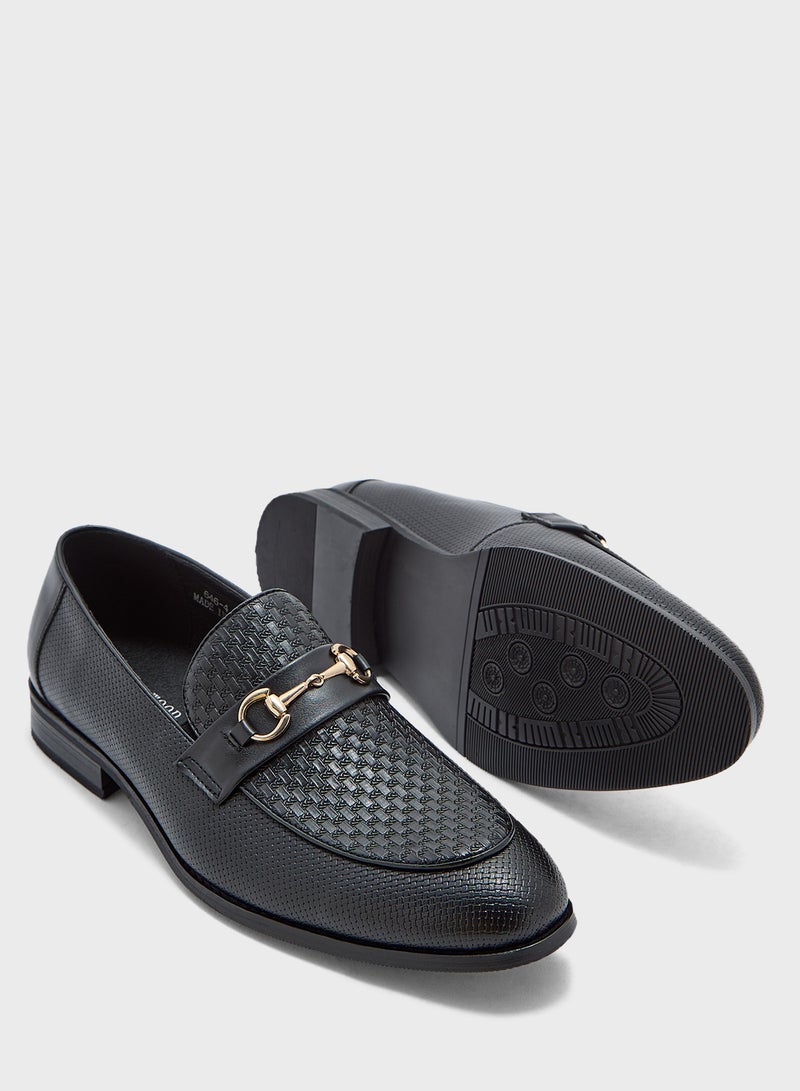 روبرت وود لوفر بتفاصيل منسوجة رسمية - Image 3