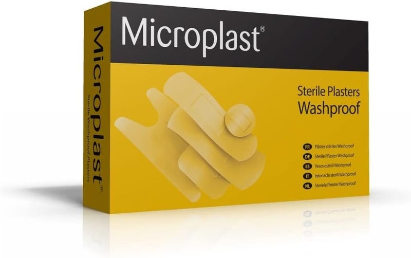 Microplast Washproof Adhesive Plasters 100Piece Set