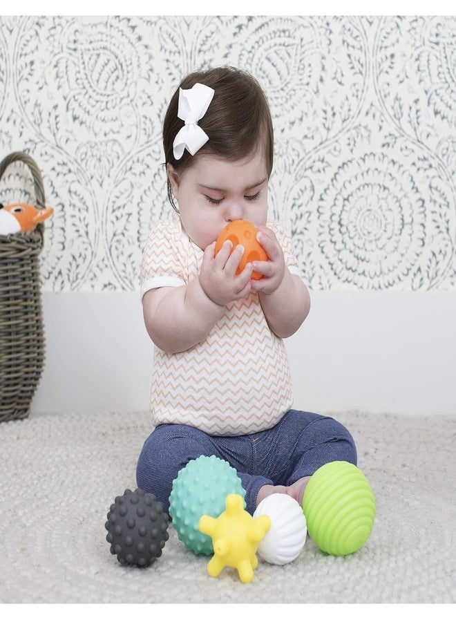 richtots Premium Baby Soft Sensory Balls Set A Sensory Set for Babies, Stimulate Touch, Sight and Hand-Eye Coordination Multicolor 8X Sensory Toys of Various Shapes and Textures - Image 5