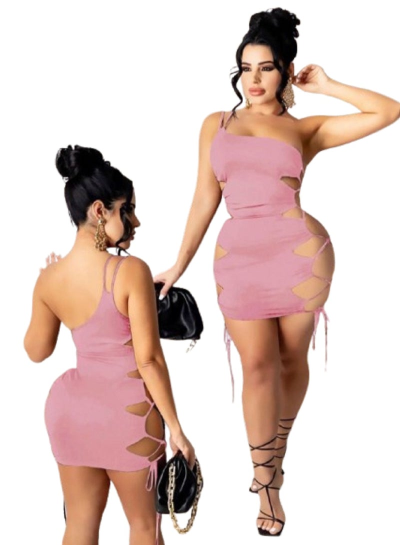 مانيكان ملابس نسائي قصير بفتحات جانبية على الكتف وربطات قابلة للتعديل - Image 2