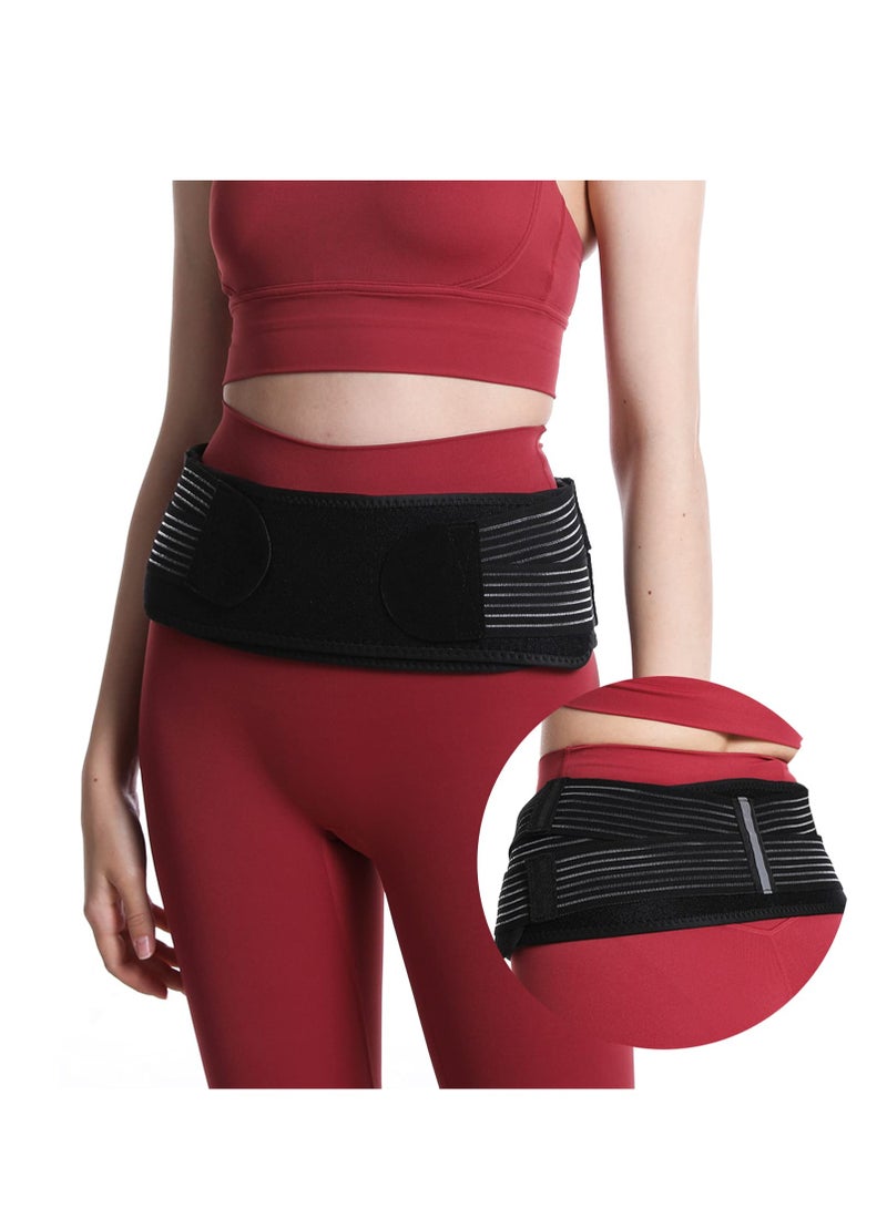 كابتن تيك Sacroiliac Joint Support Belt for Men and Women - Lower Back Brace for Hip Pain Relief, Sciatica Alleviation, Anti-Slip Design, Pilling-Resistant Pelvic Support Belt. - Image 1