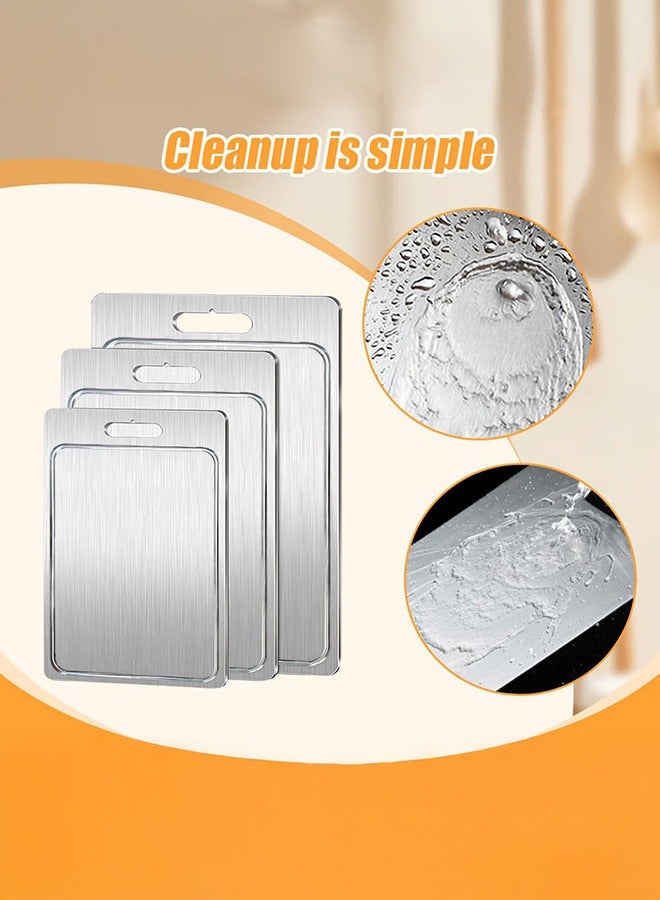 شو وو لوح تقطيع من التيتانيوم، لوح تقطيع للمطبخ، لوح مزدوج الجوانب من التيتانيوم صالح للطعام لتقطيع اللحوم والفواكه والخضروات - Image 2