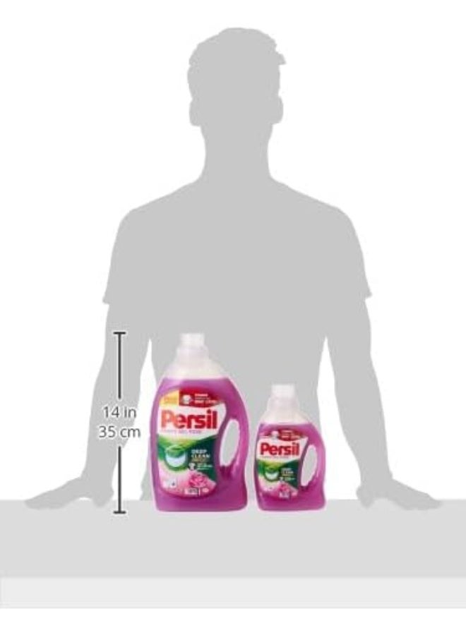 Persil Power Gel Liquid Laundry Detergent, With Deep Clean Technology, Rose, 2.9L +1L - Image 3