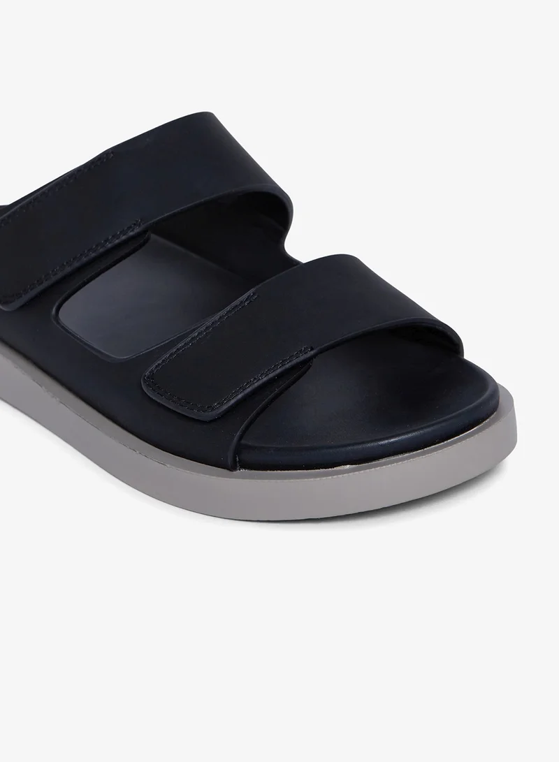 Geoomnii BLACK Geoomnii Men’s Arabic Sandals – Comfortable Casual Leather Slide Sandals for Everyday Wear for Men | Best Price UAE