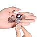 mookaitedecor 7 PCS Grey Agate Crystal Polyhedral DND Dice Set Polished Tumbled Stones Dices for RPG MTG Table Games Home Decoration - Image 4