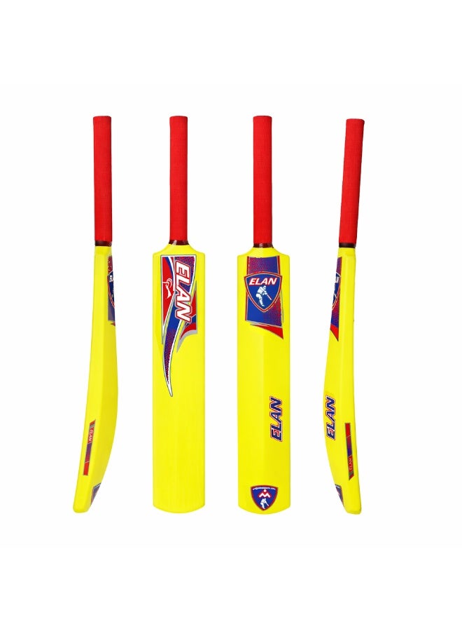 Elan Polymer Youth Cricket Bat for Soft Balls – Lightweight Durable Plastic Cricket Bat for Kids Training, Practice and Leisure Play - Image 2