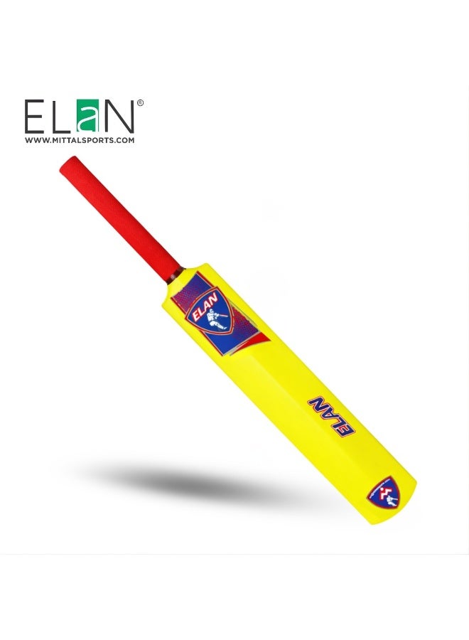 Elan Polymer Youth Cricket Bat for Soft Balls – Lightweight Durable Plastic Cricket Bat for Kids Training, Practice and Leisure Play - Image 1