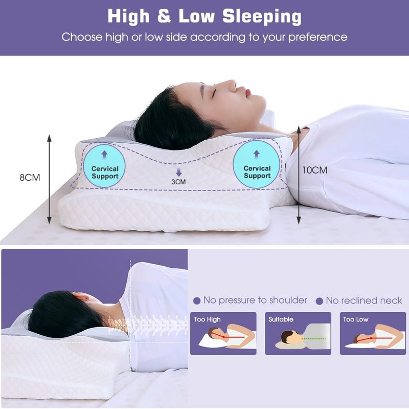 Butterfly Shape Cervical Neck Pillow for Shoulder and Neck Pain Relief - Image 5