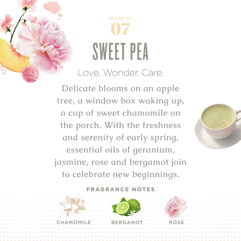 Caldrea Linen and Room Spray Air Freshener, Made with Essential Oils, Plant Derived Ingredients, Sweet Pea Scent, 16 oz - Image 3