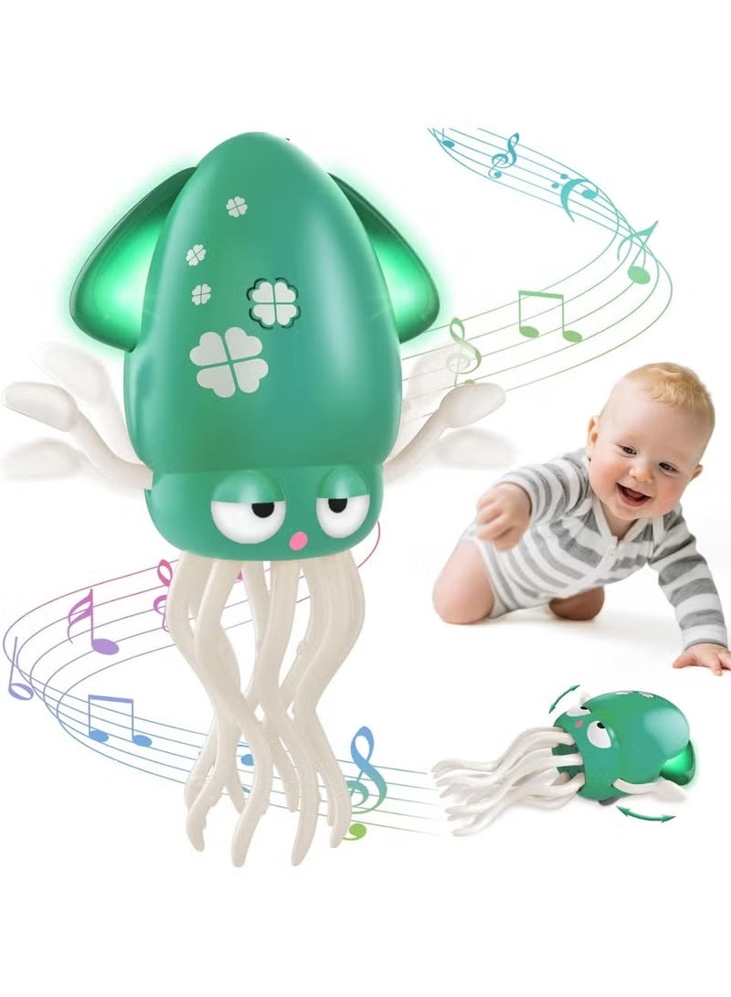 Dancing Octopus Toy for Boys and Girls Aged 1, 2, 3, 4, and 5 Years; Electric Octopus Toys for Children Aged 12-18 Months; Walking Dancing Squid Toy for Toddlers; First Birthday Gifts for Children - Image 2