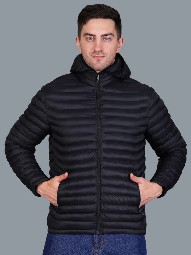 فورت كولينز جاكيت مبطن خفيف للرجال من فورت كولينز أسود