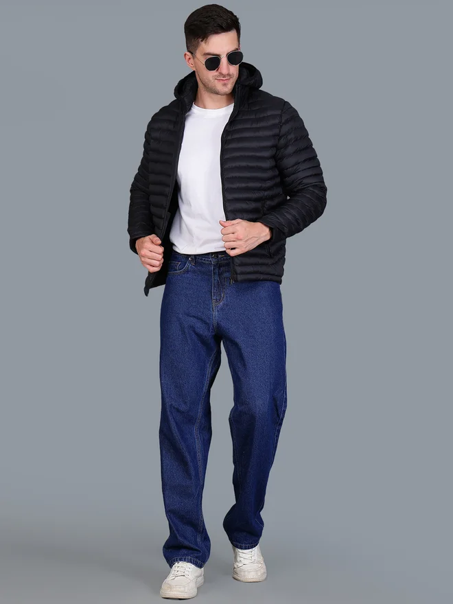 فورت كولينز جاكيت مبطن خفيف للرجال من فورت كولينز أسود