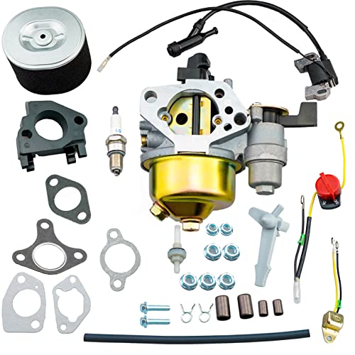 HZ Adjustable Carburetor Ignition Coil Air Filter Kit for Honda GX340 GX390 GX420 11HP 13HP 16HP Engine - Image 1