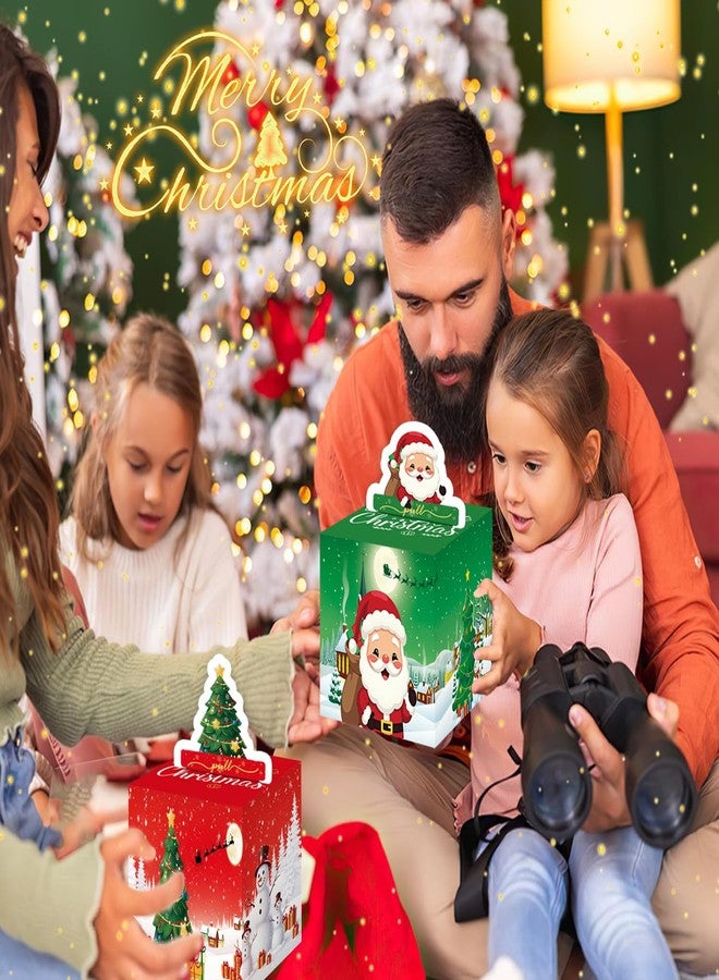 Apear1 4 Pack Christmas Money Box for Cash Gift Pull, Surprise Money Holder Cash Gift with 120 Pcs Transparent Bags, DIY Christmas Party Gifts for Kids Adults (4 Pcs) - Image 4
