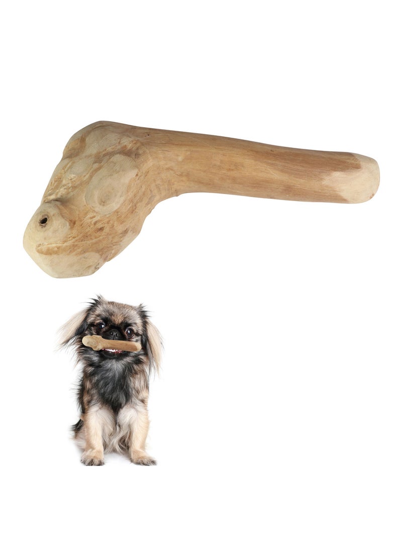 CHEWY BONE Puppy Chew Wooden Stick Bone Organic Indonesian Java Wood Small dog Teething Dog Toys for Aggressive chewer  - Image 1
