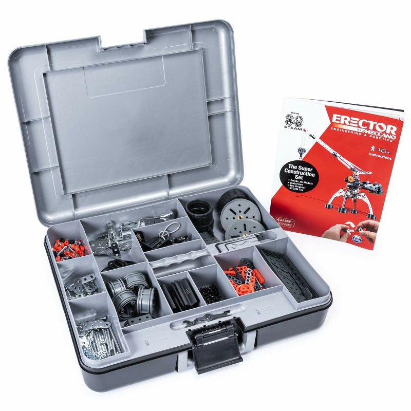MECCANO Erector Super Construction 25in1 Motorized Building Set Steam Education Toy 638 Parts for Ages 10 - Image 3
