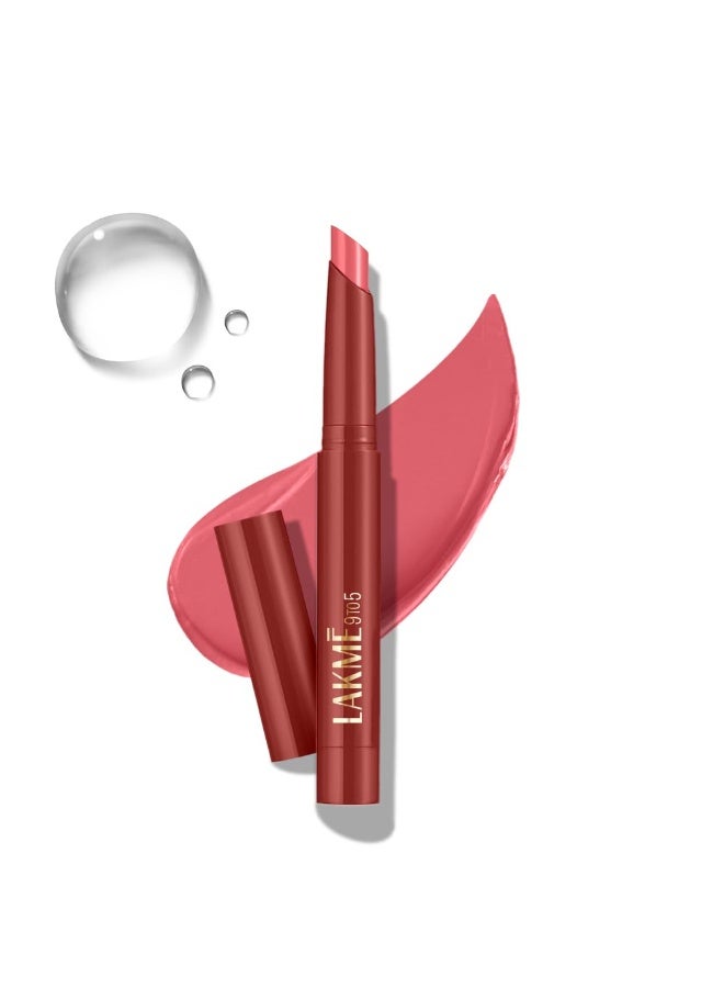 لاكمي قلم شفاه لاكمي 9 to 5 Forever Matte، لون Chic Nude، 1.1 جرام، لشفاه ناعمة ونضرة، مع فيتامين C، لمسة نهائية مطفية، ترطيب يدوم 8 ساعات، راحة تدوم طوال اليوم، قلم قابل للسحب - Image 1
