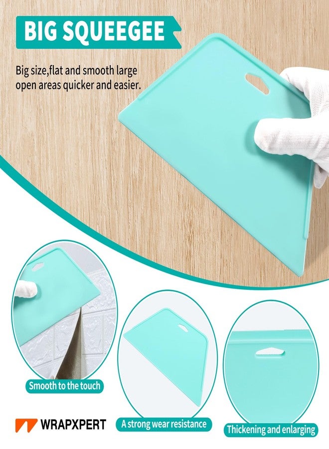 WRAPXPERT Wallpaper Tools Kits,Smoothing Tools Kit Included Felt Squeegee,Wallpaper Smoothing Brush,Wallpaper Scraper Tool for Peel and Stick Wallpaper,Window Tint Film,Wallpaper Adhesive - Image 2