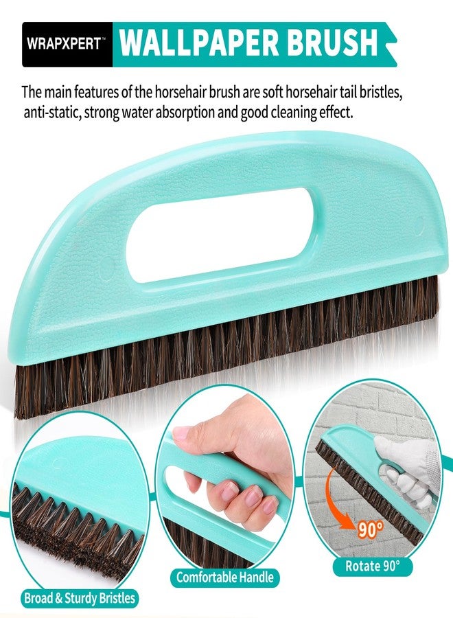 WRAPXPERT Wallpaper Tools Kits,Smoothing Tools Kit Included Felt Squeegee,Wallpaper Smoothing Brush,Wallpaper Scraper Tool for Peel and Stick Wallpaper,Window Tint Film,Wallpaper Adhesive - Image 3