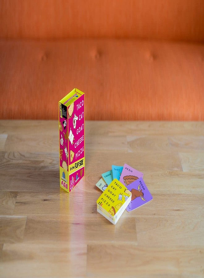 Blue Orange, Taco Cat Goat Cheese Pizza On The Flip Side, Card Game, Ages 8+, 3-8 Players, 10 Minutes Playing Time - Image 5