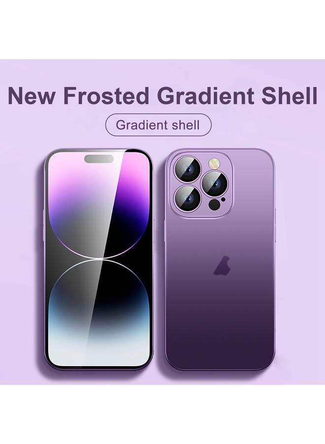 Zaboon Case For iPhone 12 Pro Max Skin Feel Frosted Gradient Phone Case - Image 5