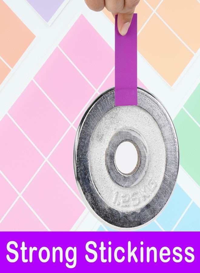 عبوة من 960 ملصقًا مستطيلًا ملونًا للترميز من YSHIHE، ملصق بحجم 3 × 1 بوصة، 10 بطاقات أسماء بألوان متنوعة - Image 5
