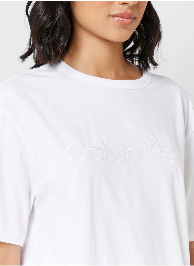 CALVIN KLEIN Crew Neck T-Shirt And  Botton Set