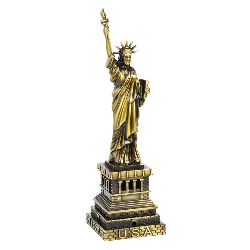 Lilone Lilone Gifting Special Combo Paris Eiffel Tower Statue of Liberty Burjkhalifa Tower Pyramid Triumphal Arc Gate for Home Decor Home Decoration Items Birthday Metallic - Image 3