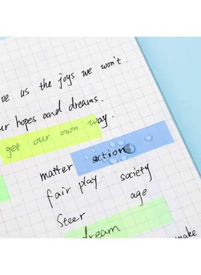 fantasize 10 Rolls Highlighter Tapes, 0.23inch x 16.4ft Colored Transparent Tape Fluorescent Neon Tape Removable Highlighters for Reading Taking Notes at Class Home Office - Image 2