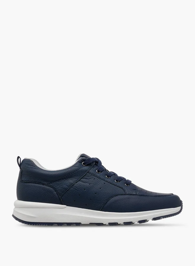 LBL by Shoexpress Men Perforated Sneakers with Lace-Up Closure