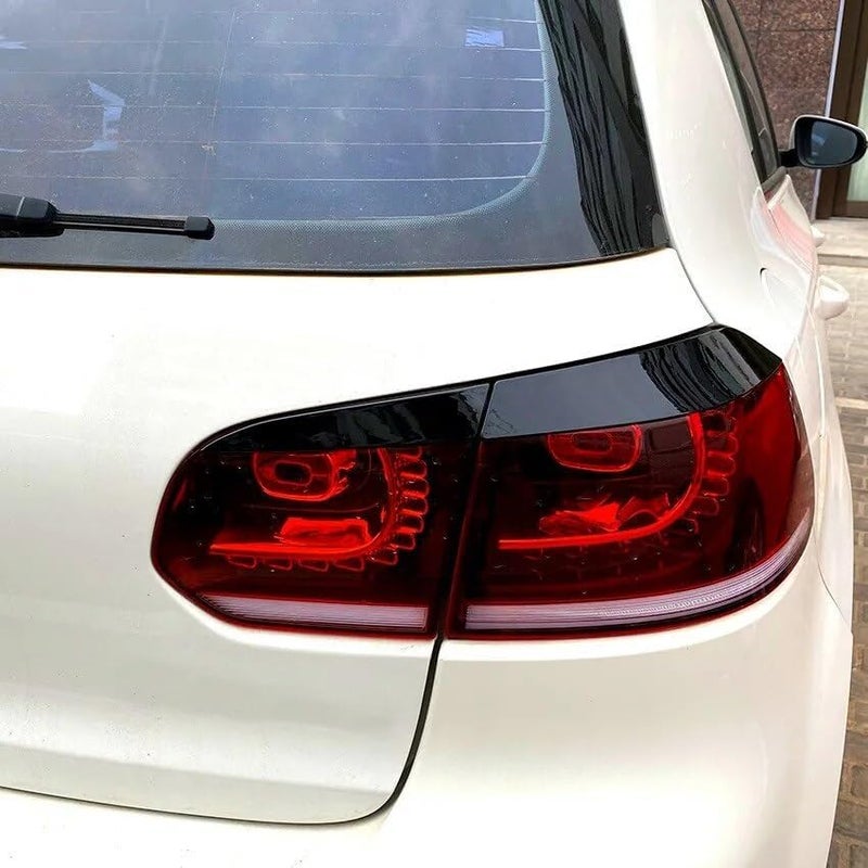 Vuzmode Gloss Black Headlight Eyebrow Stickers for VW Golf 6 - Image 4