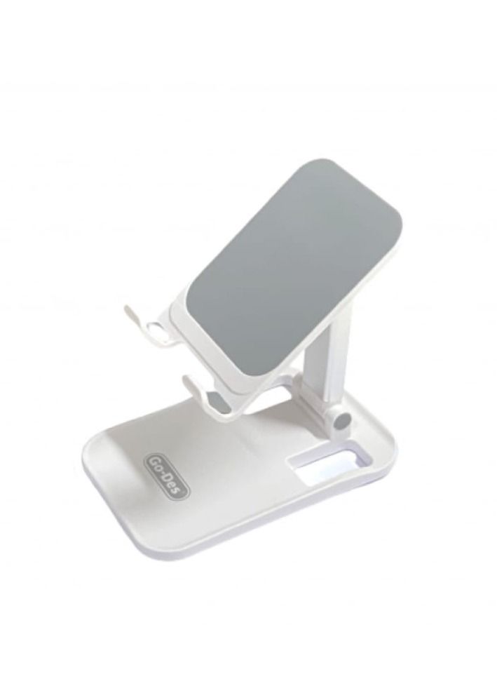 Go-Des GD-HD707 Desktop Lazy Bracket  Phone Holder White - Image 2