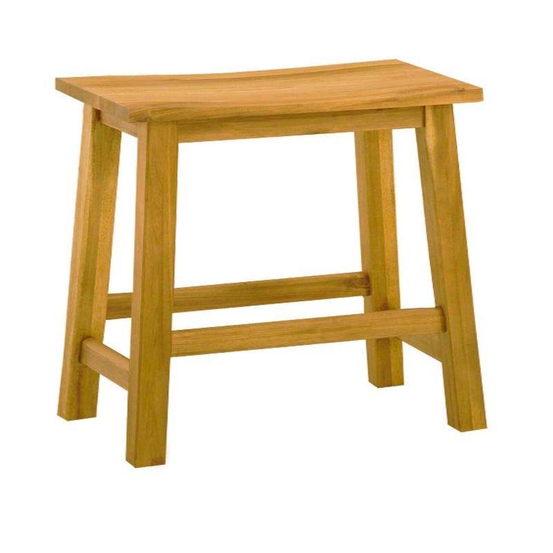 Dantawood Sitting Wooden Stool Indoor & Outdoor, Stool for Office, Home & Garden Use- 18 Inch - Image 5