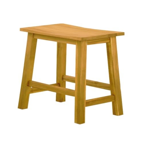 Dantawood Sitting Wooden Stool Indoor & Outdoor, Stool for Office, Home & Garden Use- 18 Inch - Image 2