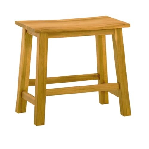 Dantawood Sitting Wooden Stool Indoor & Outdoor, Stool for Office, Home & Garden Use- 18 Inch - Image 1
