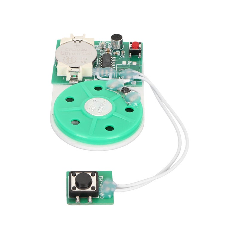 25 Second Recording Playback Module Key Recording Greeting Card Sound Recorder Board with Double Sided Tape - Image 1