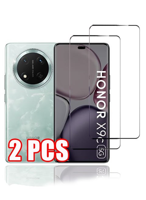 2 Pack Screen Protector Tempered Glass for Honor X9C [9H Hardness][High definition Anti Scratch ]