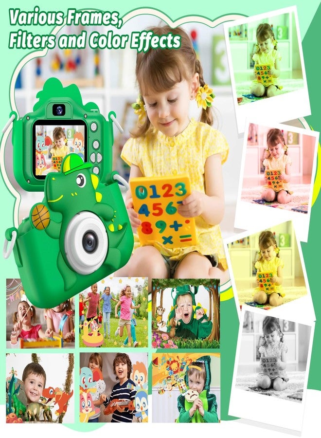 masterbee Children's Camera, Digital Camera Dinosaur Toy, Christmas/Birthday Gifts for Children, 1080P HD Children's Camera, Children's Toy/Gift Boy/Gifts Girls 3-12 Years - Image 5