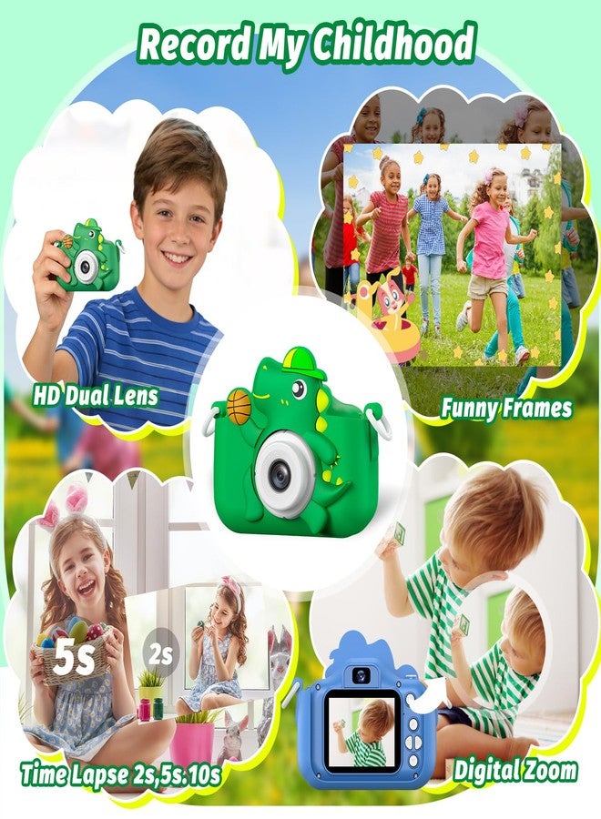 masterbee Children's Camera, Digital Camera Dinosaur Toy, Christmas/Birthday Gifts for Children, 1080P HD Children's Camera, Children's Toy/Gift Boy/Gifts Girls 3-12 Years - Image 3