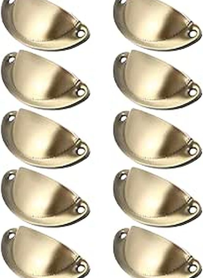 Antique Bronze Half Round Cabinet Pull Handles 10pcs 81x35mm for Kitchen Furniture - Image 1