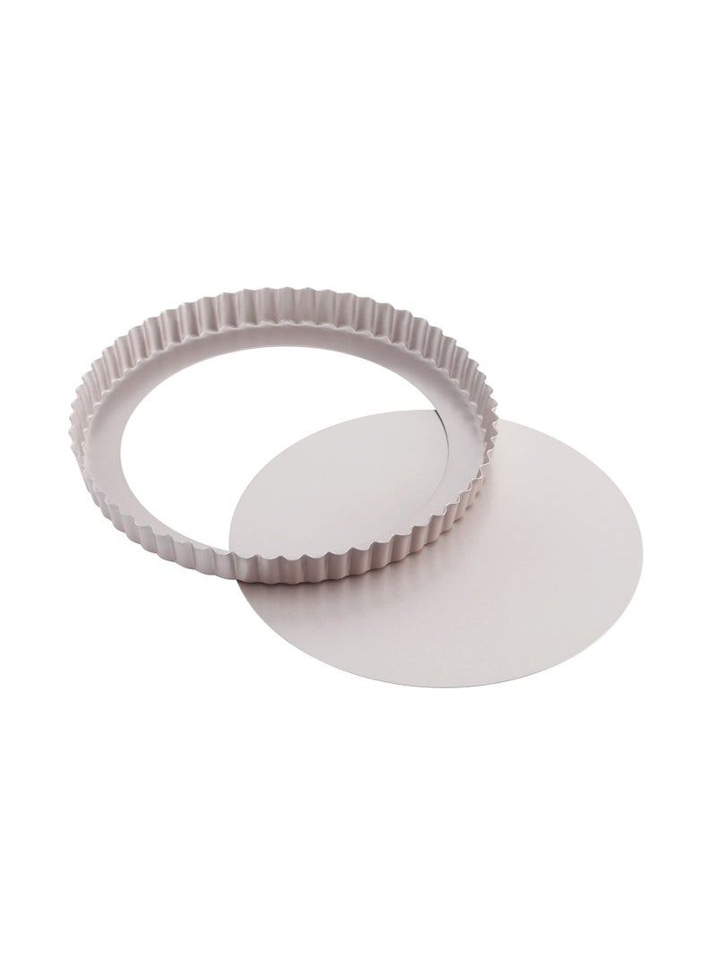 chefmade 2.5cm - 24cm Round Non-stick Breakware 24cm Tart Pan with Removable Loose Bottom - Image 1